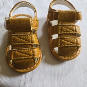Infant/Toddler  Sandals in Mustard Yellow
